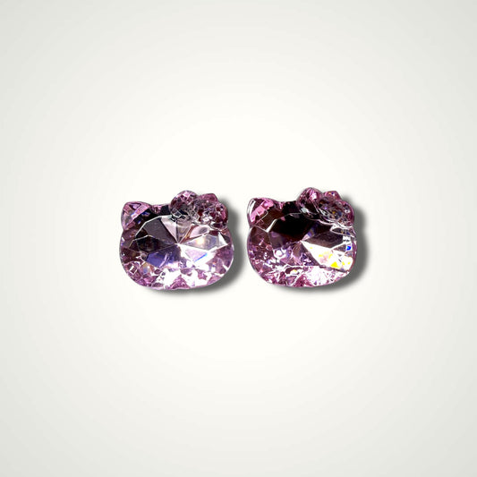 Crystal Kitty Charm 019